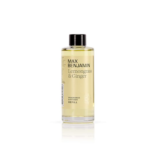 Max Benjamin - Náhradní náplň do difuzéru + náhradní tyčinky Lemongrass and Ginger 150ml