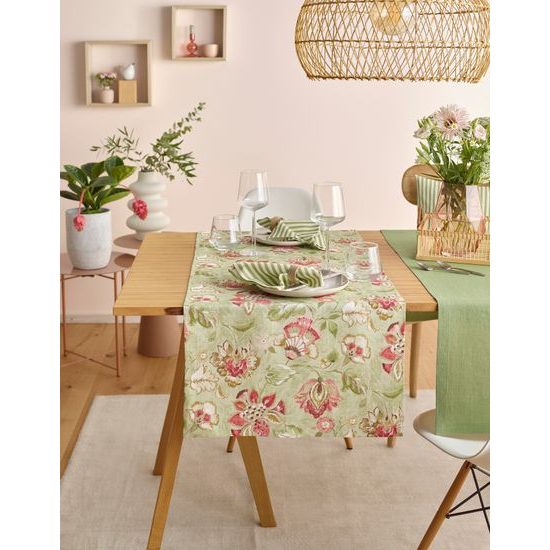 Běhoun na stůl Levo květinový 50x140cm, Sander