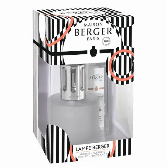 Maison Berger Paris - Katalytická lampa Illusion mléčná + Černá Angelika 250ml