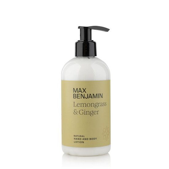Max Benjamin - Dárková sada tekuté mýdlo a mléko na ruce a tělo Lemongrass & Ginger 2x300ml