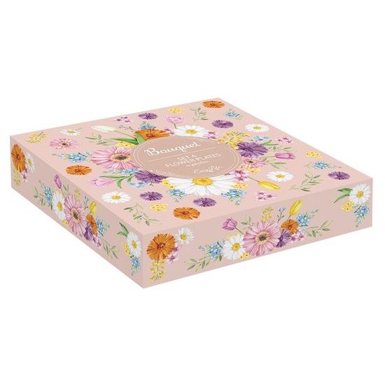 Jarní sada talířů gerbery pastelové 4ks Bouquet 21 cm, Easy Life
