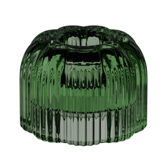Skleněný svícen 2v1 Fleur zelený Ø 6,5cm, Villeroy & Boch