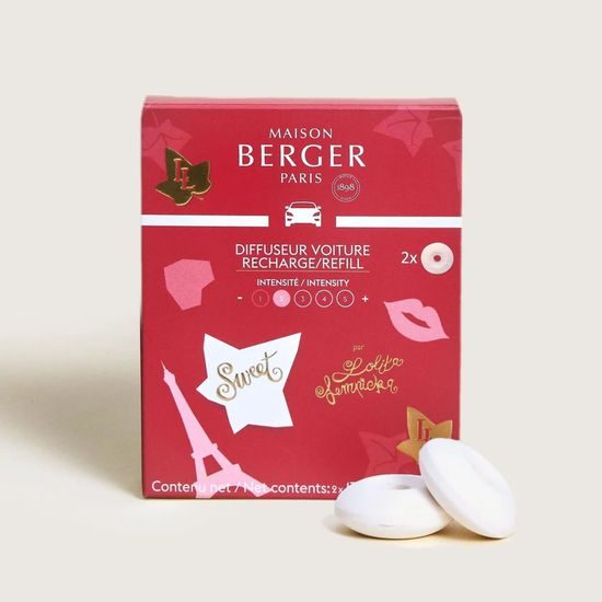 Maison Berger Paris - Keramická náplň do auta - Sweet Lolita, 2ks