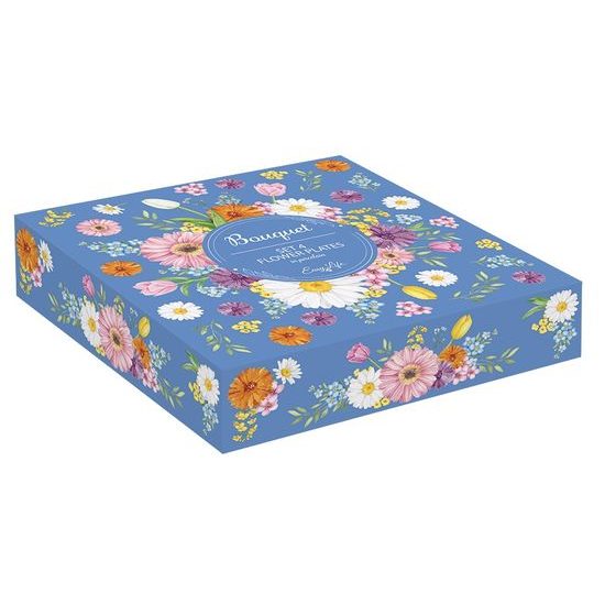 Jarní sada talířů gerbery pestré 4ks Bouquet 21 cm, Easy Life