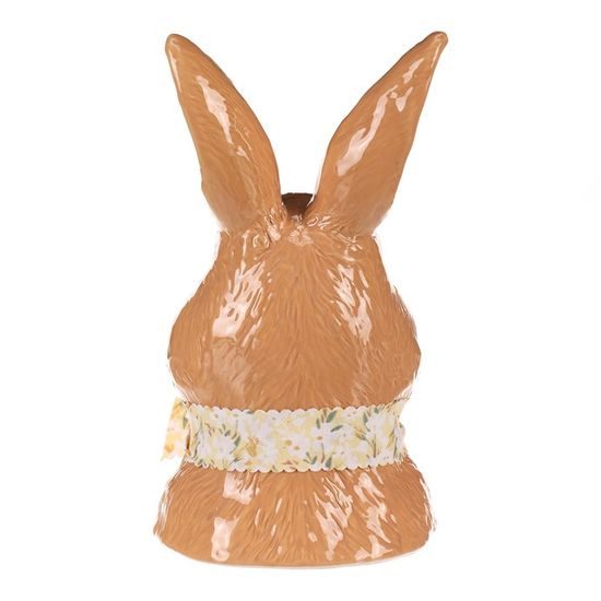 Velikonoční dekorace keramický zajíc, 11x20x11 cm