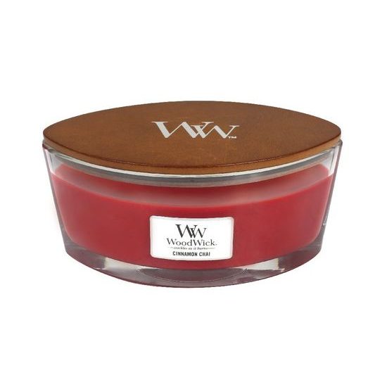 WoodWick Cinnamon Chai, svíčka loď 453.6 g