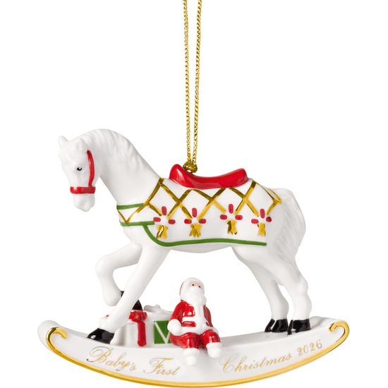 Christmas Classic Vánoční ozdoba houpací kůň 2026, Villeroy & Boch