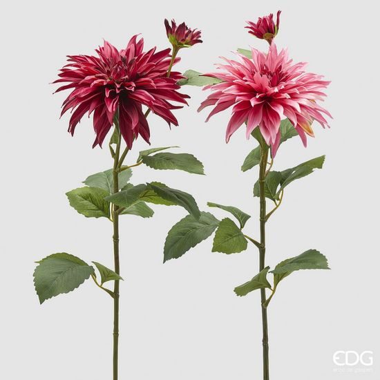 Umělá květina jiřina růžová 1ks, 70x20cm