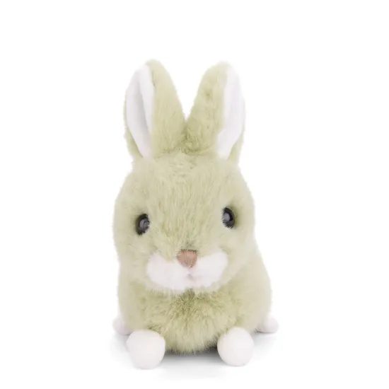 Plyšový zajíček Baby Bunny zelený, 15 cm