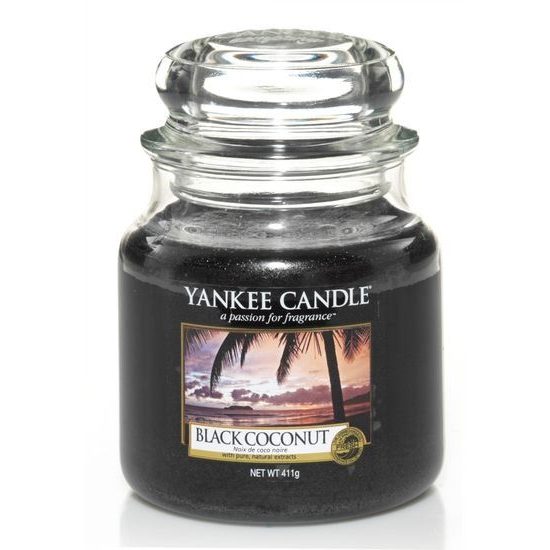 Yankee Candle Classic vonná sviečka Black Coconut 411 g