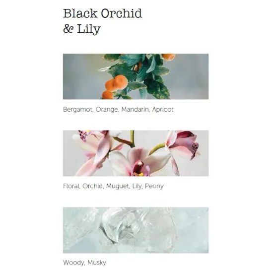 Cereria Mollá - Parfémované mýdlo Black Orchid & Lily 100 g, krémová