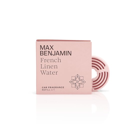 Max Benjamin - Náhradná náplň vône do auta French Linen Wate