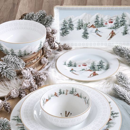 Porcelánová súprava čaj pre jedného lyžiari 350ml Chalet, Easy Life