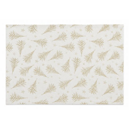 Vianočné prestieranie na stôl Natale bielo zlaté 35x50cm, Sander