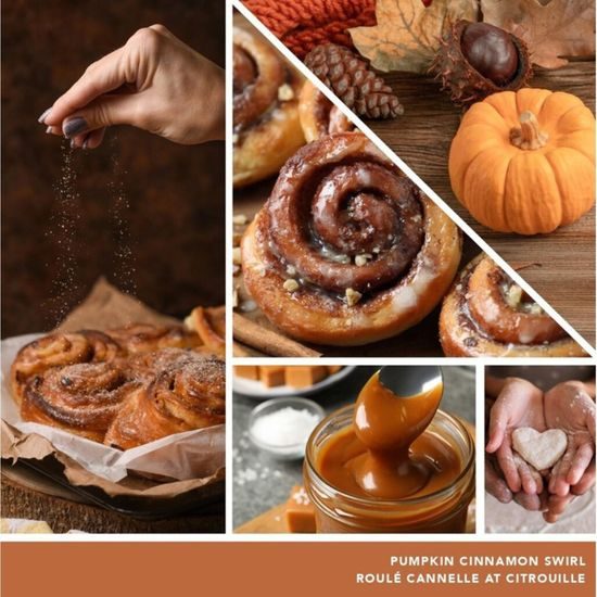 Yankee Candle - vonný vosk Pumpkin Cinnamon Swirl 22 g