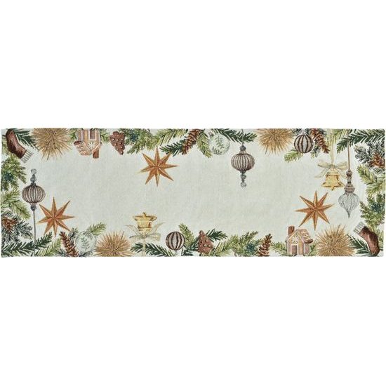 Vianočný gobelínový behúň Xmas Decor 32x96cm, Sander