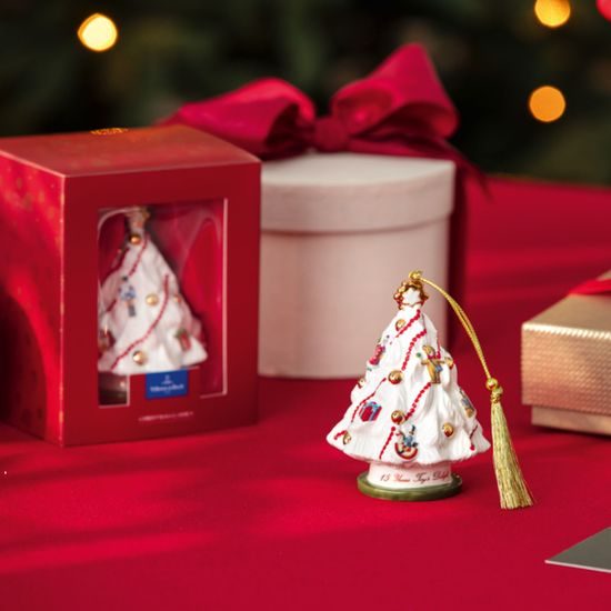 Christmas Classic vianočná ozdoba stromček 2025, 7,5x10 cm, Villeroy & Boch