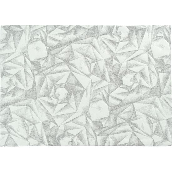 Vianočný látkový obrúsok Diamanti 45x45 cm bielo-strieborný, Sander