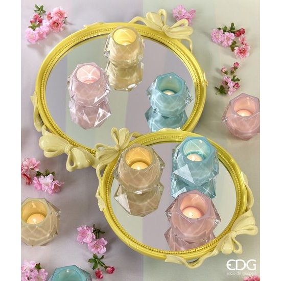 Čajová svíčka v barevném kalíšku 1ks, 2,3x3,8cm