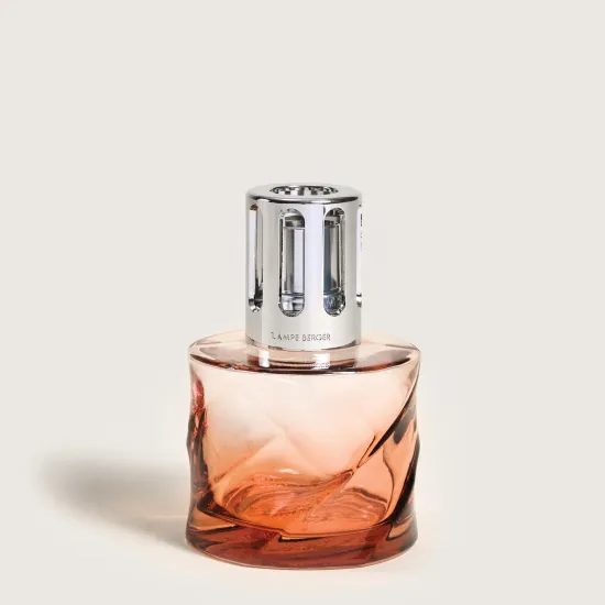 Maison Berger Paris - Darčeková sada: Katalytická lampa Spirale jantárová + Rhubarb radiancia, 250 ml