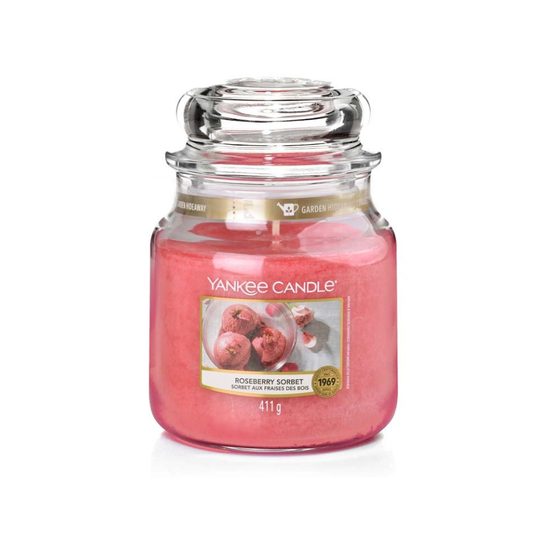 Yankee candle Classic vonná svíčka Roseberry Sorbet 411 g