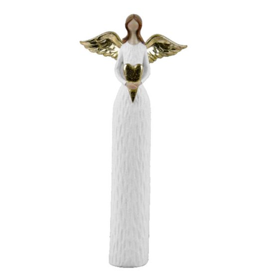 Anděl Anna se zlatými křídly, 28x11x4 cm