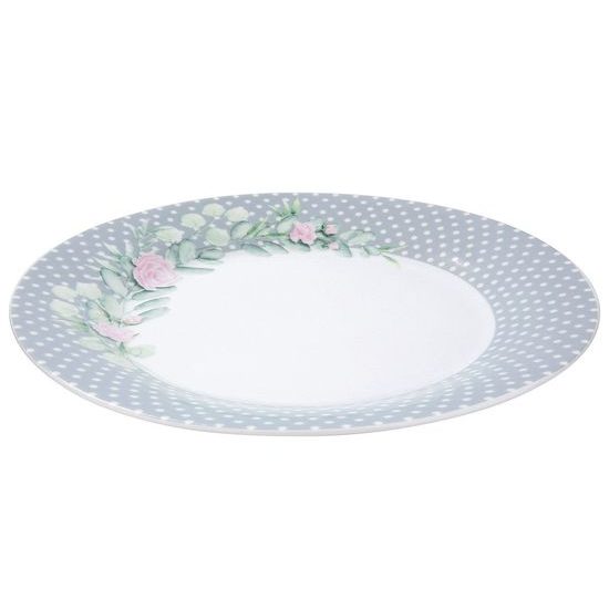 Porcelánová jedálenská tanier Botanic Chic, 2,5x26,5 cm