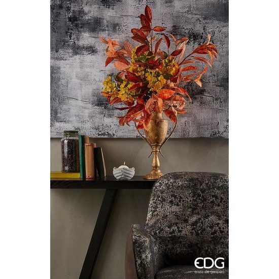 Betónový svietnik na sviečku/popolník, sivý, 7x14x9 cm