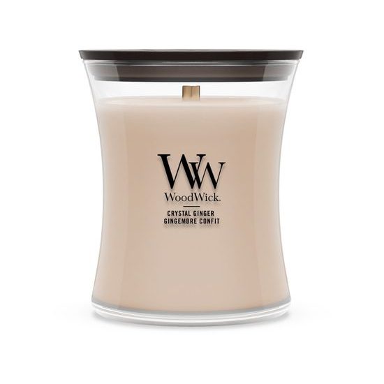 WoodWick - Crystal Ginger svíčka váza střední, 275 g