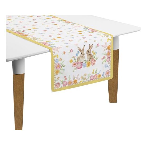 Veľkonočný behúň na stôl žltý Tres Jolie 140x45 cm, Easy Life