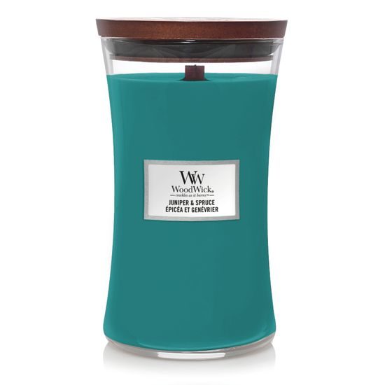 WoodWick - Juniper & Spruce, váza velká 609.5 g