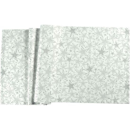 Vianočný obrus Stelle 130x170 cm bielo-strieborný, Sander