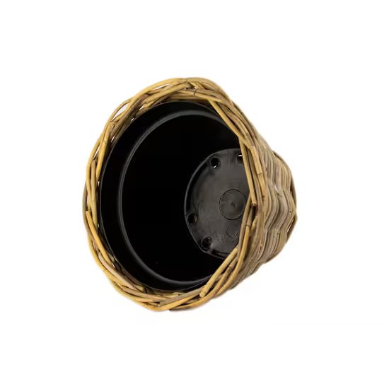 Ratanový obal na květináč Simba s plastovou vložkou, 36x24 cm