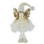 Vánoční dekorace anděl Dany s flitrovou sukní, 16x22x50 cm
