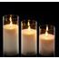 Sada sviečok s LED osvetlením, 3ks