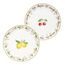 Porcelánová sada tanierov 2 ks Fancy Fruit čerešne/citrón 16 cm, Easy Life