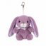 Klíčenka plyšový zajíček Bouncy Bunny tmavě fialový