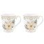 Vianočná porcelánová súprava 2 hrnčekov White Elegance 275 ml, Easy Life