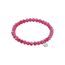 Náramek se skleněnými krystaly červený 4-8mm 1ks, 18 cm