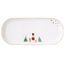 Vánoční porcelánový podnos na cukroví Let it Snow 34x15 cm, Easy Life