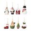Vianočná porcelánová ozdoba vianočné motívy Christmas Decorations 1ks, Easy Life