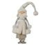 Vánoční dekorace figurka Megie v kabátku champagne, 22x20x70 cm
