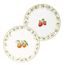 Porcelánová sada talířů 2ks Fancy Fruit jahoda/pomeranč 16 cm, Easy Life
