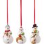 Nostalgic Ornaments Vianočné závesné ozdoby snehuliaci, 3 ks, Villeroy & Boch