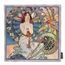 Hodvábna šatka Monaco Monte Carlo 90x90cm, Alfons Mucha