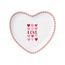 Porcelánový talíř ve tvaru srdce Cuoricini 20x19 cm, Easy Life