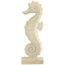 Dekorace figura mořský koník přírodní, 5x8,5x24 cm