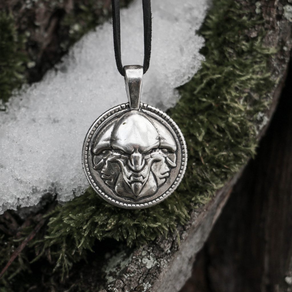 Naav - rock, metal, pohanství obchod - TRIGLAV, slovanský amulet stříbro  925 - Přívěsky - stříbro - Šperky stříbrné