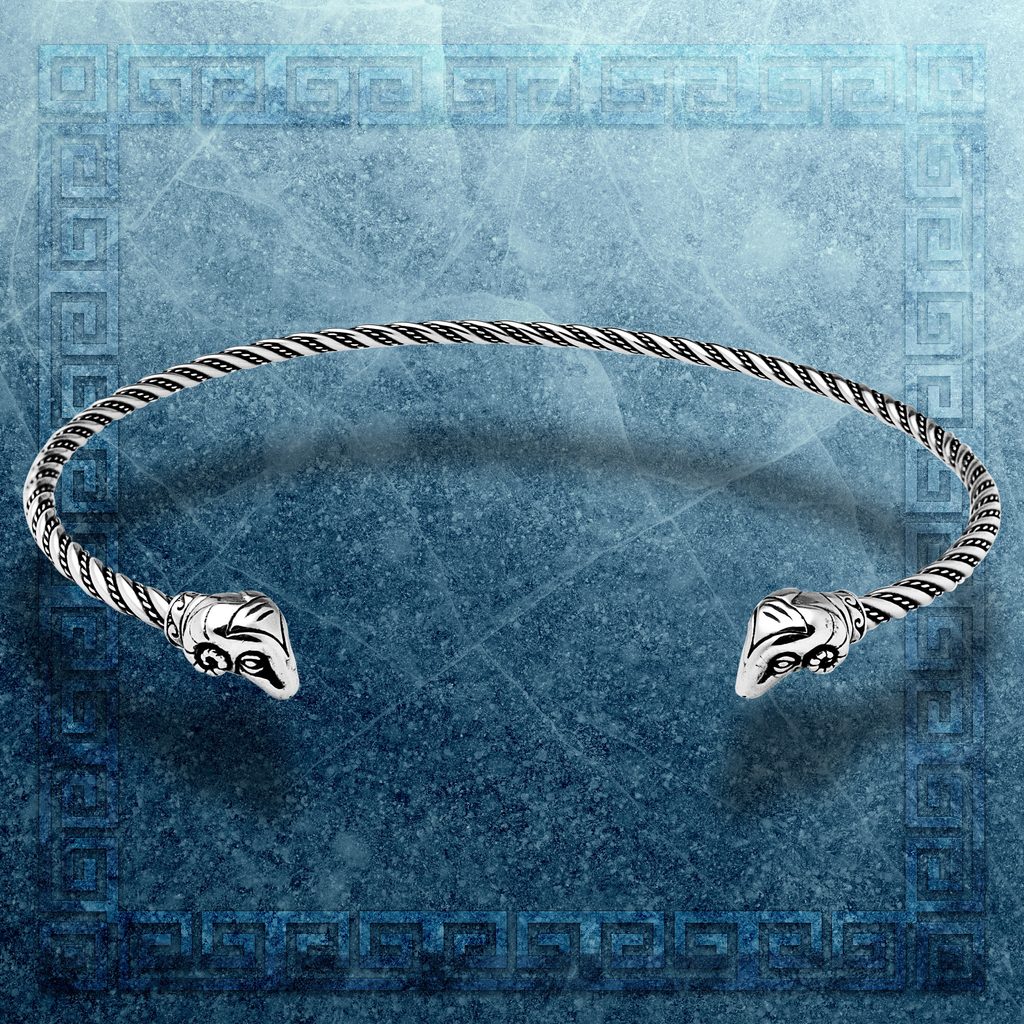 Naav - rock, metal, pohanství obchod - BERAN - TORQUES, antické Řecko,  stříbro 925 - Torcs - silver - Silver Jewellery