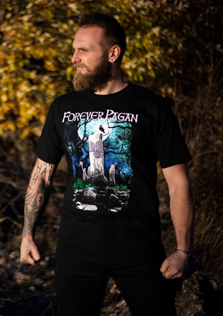 Naav - rock, metal, pohanství obchod - FOREVER PAGAN, pánské tričko  barevné, Naav - Naav - Trička pánská - Oblečení